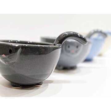 Adorable Cat Ceramic Measuring Cups for Every Kitchen