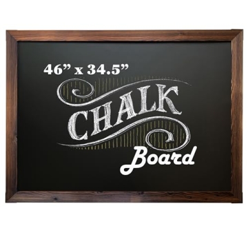 Loddie Doddie Magnetic Chalkboard with Rustic Frame