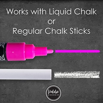 Loddie Doddie Magnetic Chalkboard with Rustic Frame