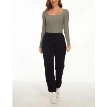 MISSACTIVER Women's Stylish Long Sleeve Workout Top