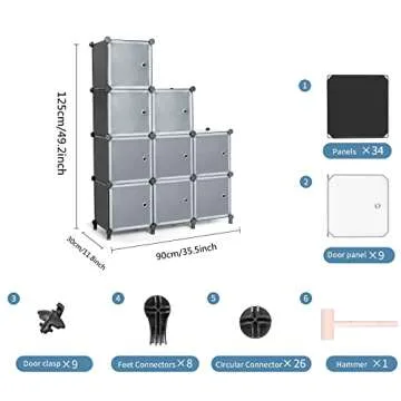 AWTATOS Storage Cube Organizer for Space Saving