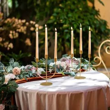Elegant Gold Candlestick Holders for Home Decor