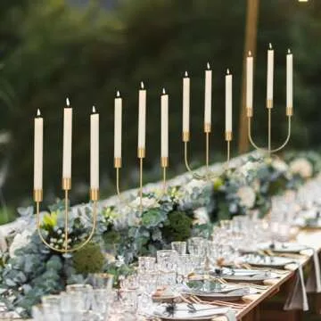 Elegant Gold Candlestick Holders for Home Decor