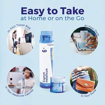 Boiron Cuprum Metallicum 6C Homeopathic Muscle Cramp Relief