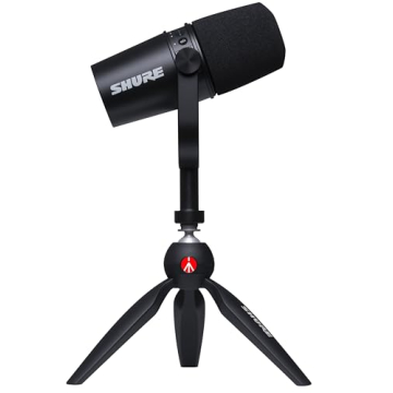 Shure MV7 Dynamic Mic for Podcasting Streaming USB XLR