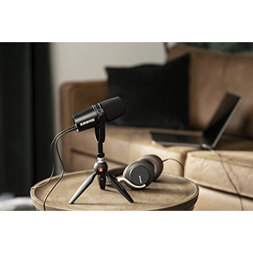 Shure MV7 Dynamic Mic for Podcasting Streaming USB XLR