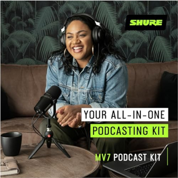 Shure MV7 Dynamic Mic for Podcasting Streaming USB XLR