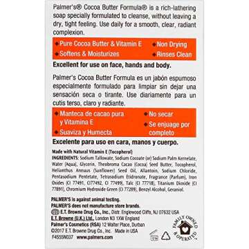 Palmer's Cocoa Butter Soap with Vitamin E - Pack of 6