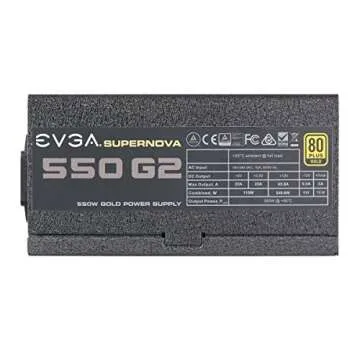 EVGA SuperNOVA 550 G2 Power Supply for Gamers and Builders