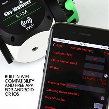 Sky Watcher Star Adventurer Mini – Motorized DSLR Night Sky Tracking Mount For Nightscapes, Time-l...