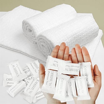 OHIHUW Disposable Towel – Thicker Style Magic Compressed Towels for Travel and Camping