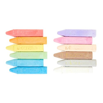 Crayola 12ct Sidewalk Chalk Set for Kids