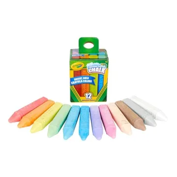 Crayola 12ct Sidewalk Chalk Set for Kids