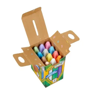 Crayola 12ct Sidewalk Chalk Set for Kids