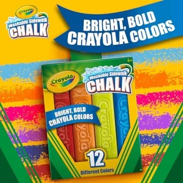 Crayola 12ct Sidewalk Chalk Set for Kids