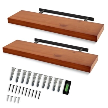 Imperative Décor Floating Wall Shelves - Durable & Elegant Wood Shelving