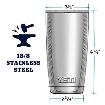 YETI Rambler 20 oz Tumbler with MagSlider Lid