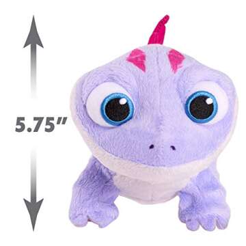 Disney Frozen 2 Walk & Glow Bruni The Salamander, Lights and Sounds Stuffed Animal, Officially Licensed Kids Toys for Ages 3 Up by Just Play