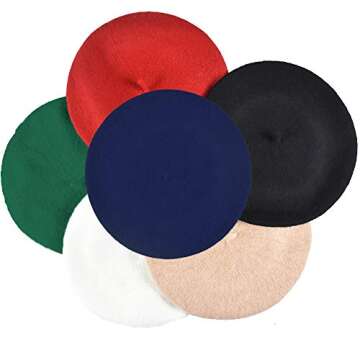 Stylish French Beret Hats - 6 Colors for Every Occasion