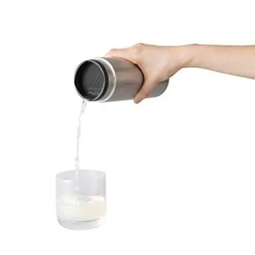 Twist-to-Lock Stainless Steel Cocktail Shaker - 18 oz.