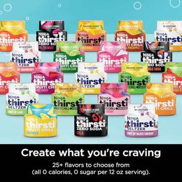 Ninja Thirsti Drink System for Custom Sparkling Drinks