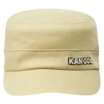 Kangol Cotton Twill Army Cap - Beige/XXL Beige, XX-Large