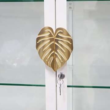 PIAOLGYI 2 Pcs White Cabinet Handle Adapter for Milsbo Greenhouse Cabinet,Cabinet Handles Accessory Compatible with IKEA Milsbo Cabinet,Adapter Sets ONLY