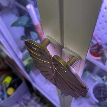 PIAOLGYI 2 Pcs White Cabinet Handle Adapter for Milsbo Greenhouse Cabinet,Cabinet Handles Accessory Compatible with IKEA Milsbo Cabinet,Adapter Sets ONLY