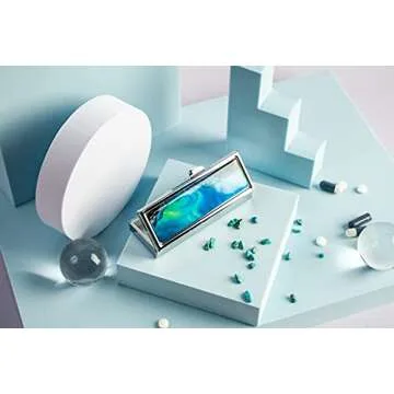 LIZIMANDU Stainless Steel Pill Box for Stylish Daily Use