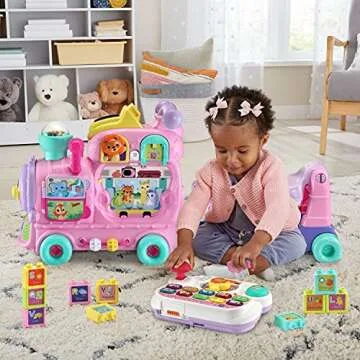 VTech 4-in-1 Letter Learning Train, Pink, Large