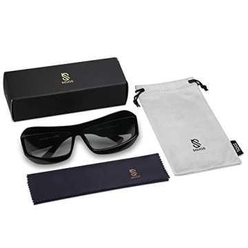 SOJOS Futuristic Wrap Around Sunglasses for Stylish Protection