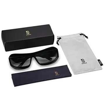 SOJOS Futuristic Wrap Around Sunglasses for Stylish Protection