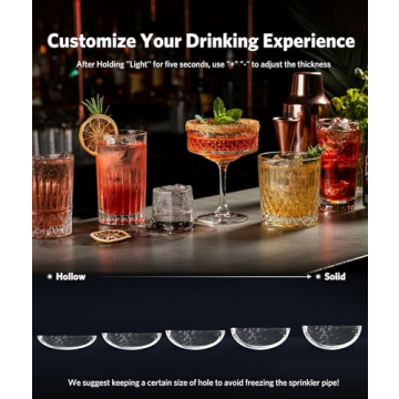 COWSAR Ice Maker: 16 Crystal Clear Ice Cubes in 12 Minutes