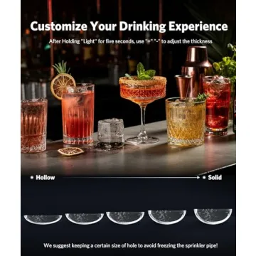 COWSAR Ice Maker: 16 Crystal Clear Ice Cubes in 12 Minutes