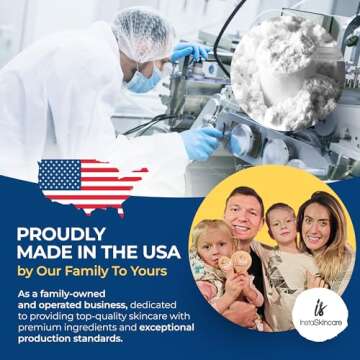 InstaSkincare Bovine Colostrum Powder - Pure Bovine Colostrum for Humans - Grass Fed Colostrum Supplement for Gut Support, Immune Health and Hair Growth - Made in USA 3.17 OZ