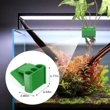 Roetelo 2Pcs Upgraded Aquarium Plant Holder for Tanks