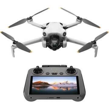 Compact 4K Drone: DJI Mini 4 Pro with 34-Min Flight