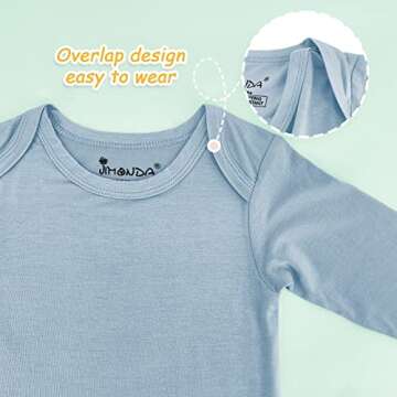 Jimonda Baby Rompers | Soft Long-Sleeve Bodysuit for Infants