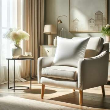 Calibrate Timing 18 x 18 inches Pillow Inserts, Set of 4 Hypoallergenic Brushed Microfiber Liner Down Alternative Filled Square Cushion Throw Pillow