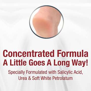 Kerasal Intensive Foot Repair Skin Healing Ointment for Cracked Heels and Dry Feet 1 oz , 2 Count, (Pack of 2)