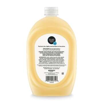 Amazon Basics Liquid Hand Soap Refill, Milk and Honey Scent, Triclosan-free, 50 Fluid Ounces, Pack of 1