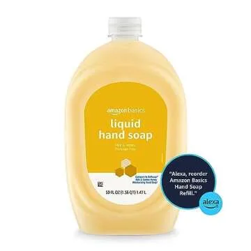 Amazon Basics Milk and Honey Liquid Hand Soap Refill 50 oz