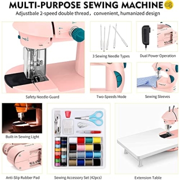 Magicfly Mini Sewing Machine - Beginner-Friendly & Portable