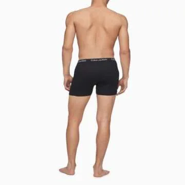 Calvin Klein Men's Cotton Classics 3-pack Boxer Brief, 3 Black, XX-Large