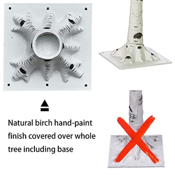 Fudios Lighted Birch Trees 4FT for Home Christmas Decor