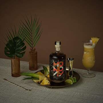 MONDAY Zero Alcohol Rum – A Non-Alcoholic Spirit with Low Sugar, 5 Calories, Vegan and Gluten Free - 750ml