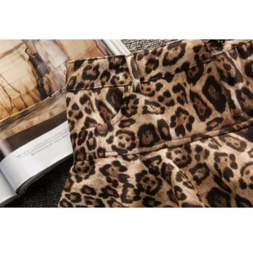 Hesaco Women's Leopard Print Skirt, Stylish and Functional