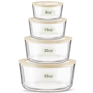Urban Green Glass Food Container Set, Eco-Friendly & Sealed