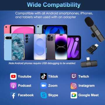 Wireless Lavalier Microphone - Perfect for Creators