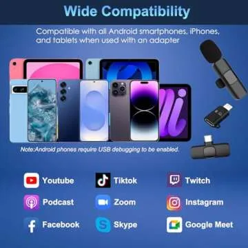 Wireless Lavalier Microphone - Perfect for Creators